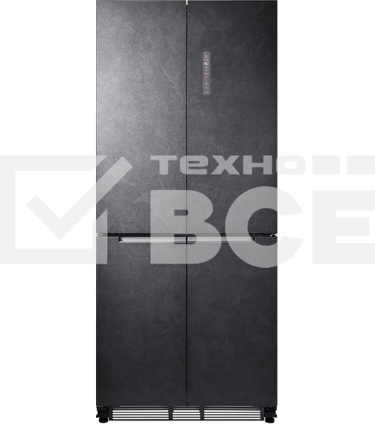 Холодильник LEX LCD485StGIDBI серый двухкамерный 280/186л морозилка снизу, No Frost, Side-by-Side