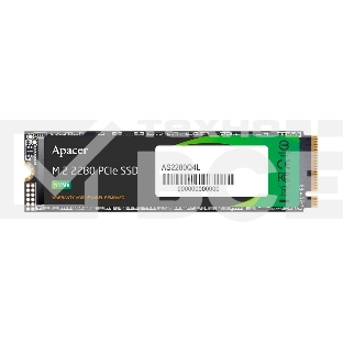 Накопитель SSD Apacer AS2280Q4L, 256Gb, M.2 2280, PCIe Gen4x4, NVMe 1.4, R/W 3300/1300