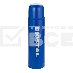 Термос Biostal NB-350 C-В 0,35 л., узкое горло, с кноп. синий, фото 1