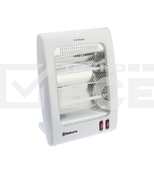 Инфракрасный обогреватель Sakura SA-0670W, белый, кварцевый, 900 Вт, 20 м2