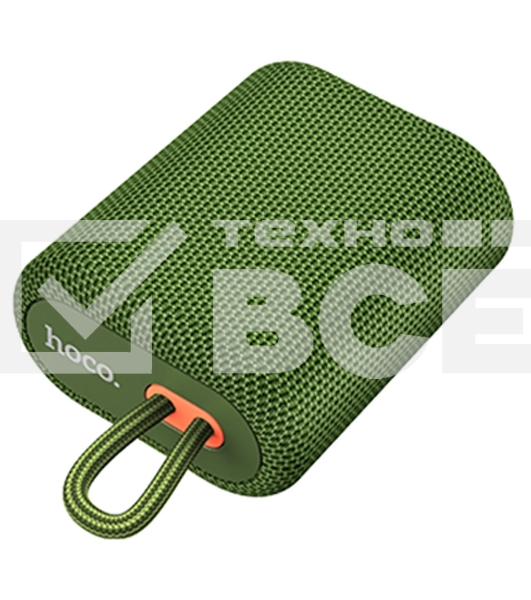 Портативная колонка  HOCO BS47, зеленый, ткань