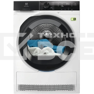 Сушильная машина Electrolux EW7D495UE белый, 9 кг, сушка - конденсационная (тепловой насос), программ - 12, 59.6 x 85 x 63.6 см (пан.англ.)