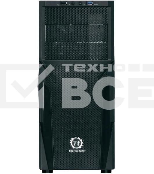 Компьютерный корпус Thermaltake Versa H21 черный без БП ATX 2x120мм 1xUSB 2.0 1xUSB 3.0 audio bott PSU