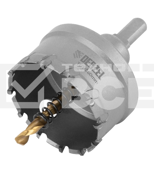 Коронка по металлу Denzel твердосплавная, 60 мм