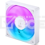 Вентилятор для корпуса JONSBO SL-120CW (120x120x25мм, 4-pin PWM, FRGb, 59.48CFM, 32.0dBA, 1500RPM, белый), фото3