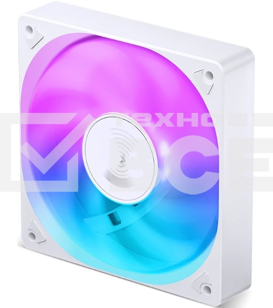 Вентилятор для корпуса JONSBO SL-120CW (120x120x25мм, 4-pin PWM, FRGb, 59.48CFM, 32.0dBA, 1500RPM, белый)