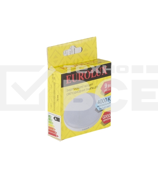 Лампа светодиодная EUROLUX LL-E-TAB-9W-230-4K-GX53 таблетка