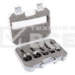 Набор сверл Форстнера 5 шт (15/20/25/30/35мм) Deli DH-MKK005-ED1 ограничитель глубины, пласт. кейс, фото2