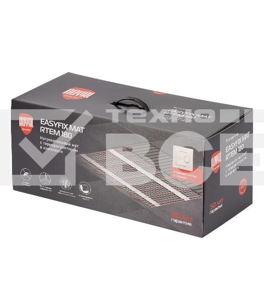 Мат нагревательный Royal Thermo EasyFix Mat RTEM 2-180-6 (комплект с терморегулятором)