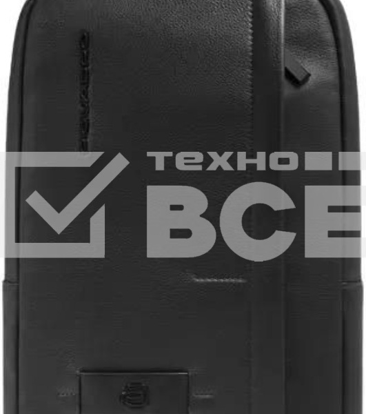 Рюкзак слинг мужской Piquadro Russel CA6764W137/N черный кожа