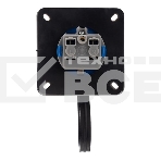 Розетка настенная Rexant фланцевая влагозащищенная с крышкой 16 А, 2Р+РЕ, IP68, фото5