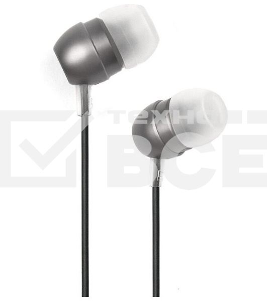 Наушники проводные Dialog EP-F57 серый, внутриканальные, Jack 3.5 мм