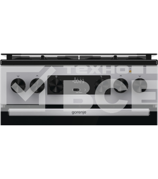 Плита Комбинированная Gorenje GK5C41SF серый (стеклянная крышка) реш.чугун