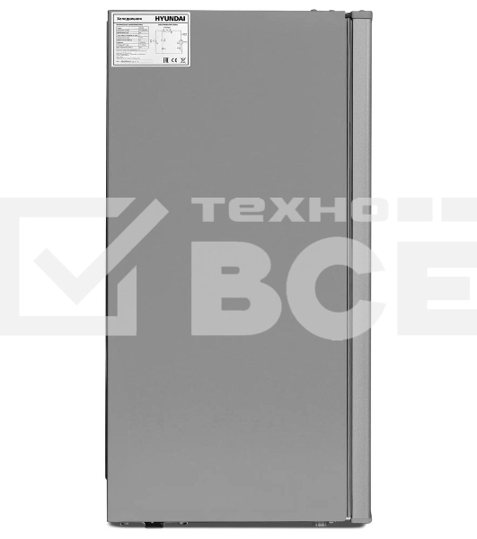 Холодильник Hyundai CO1003 серебристый однокамерный 93л