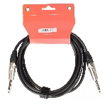 Кабель гитарный FORCE FGC-09/31/4' TS Jack - 1/4' TS Jack, высококачественный, малошумящий с проводниками из безкислородной меди OFC, диаметр 6 мм, профессиональные металлические разъемы, длина 3 м, цвет черный, фото2