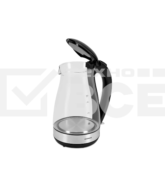 Чайник электрический Starwind SKP3039 1.7л. 2200Вт черный (корпус: стекло)