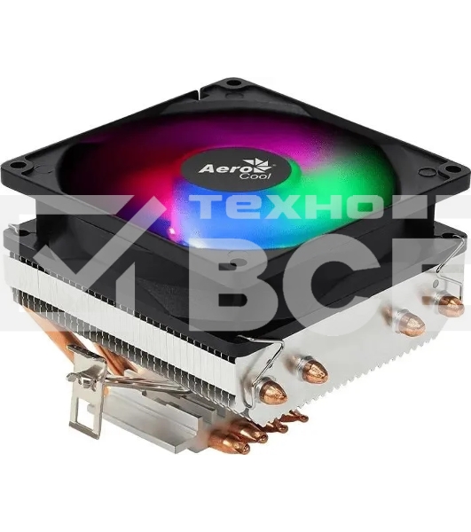 Кулер для процессора AeroCool / Formula Air Frost 4 черный, 90 мм, алюминий/медь, 1800 об/мин, 25.7 дБ, 3 pin, 125 Вт, 78 мм