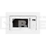 Микроволновая печь встраиваемая HIBERG VM 6502 W белый, 20 л, 700 Вт, переключатели - сенсор, фото 1