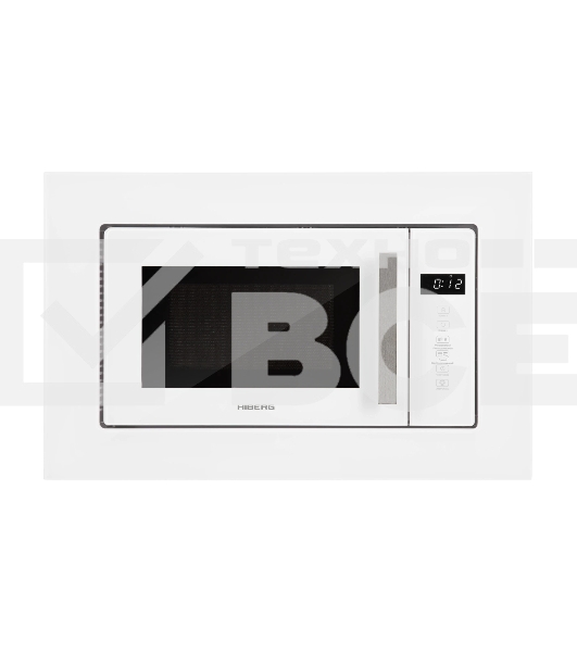 Микроволновая печь встраиваемая HIBERG VM 6502 W белый, 20 л, 700 Вт, переключатели - сенсор