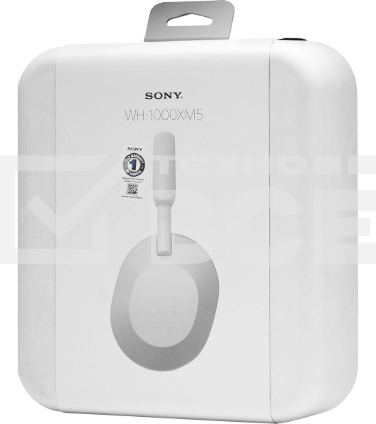 Наушники мониторные Sony WH-1000XM5 1.2м Bluetooth, белый
