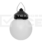 Светильник ЭРА НСП 01-60-003 подвесной Гранат полиэтилен IP44 E27 max 60Вт D150 шар белый, фото 1