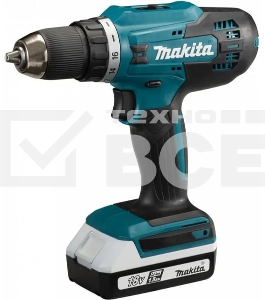 Дрель-шуруповерт Makita DF488D002 аккум. патрон:быстрозажимной