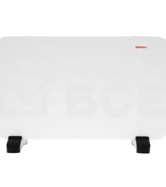 Конвектор Centek CT-6125 белый/черный, 750/1250/2000 Вт, 25 м2, механический термостат