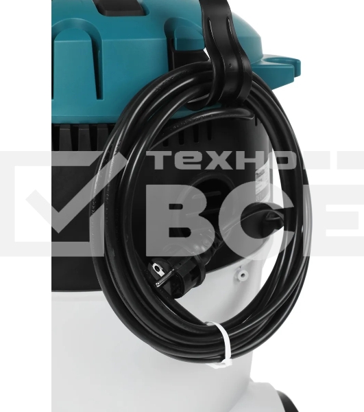 Строительный пылесос Makita VC2512L серый, 1000 Вт, уборка сухая/влажная, пылесборник мешок/контейнер, 25 л