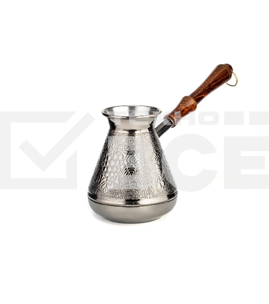 Турка медная Lara LR15-01 300 мл Виноград деревянная, лакированная ручка с латунным кольцом