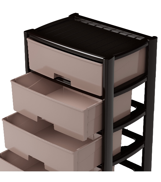 Комод Альтернатива Колорит 4 секц,венге,широкий М8761