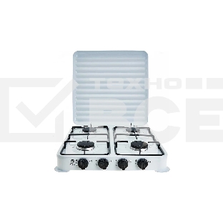 Плитка газовая ВАСИЛИСА ВА-6504 четырехконфорочная,белая