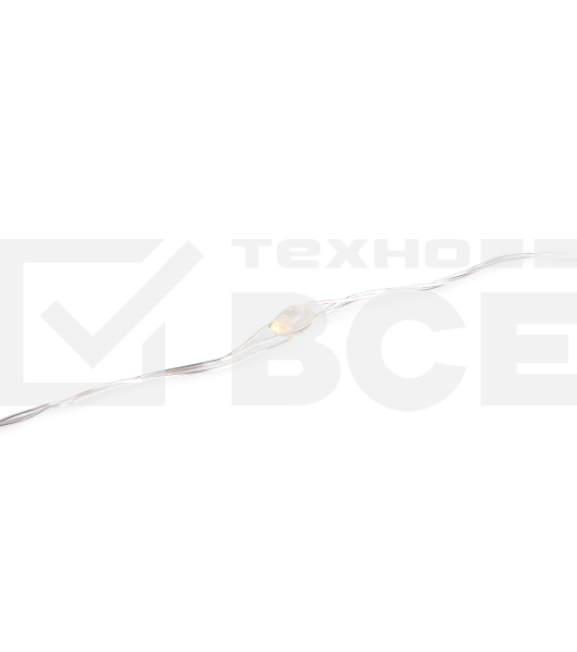 Гирлянда светод. Funray Нить, SE-STRING-550P, 5м, 50 LED, фиолетовый, 3xАА, серебр. шнур 0,3м