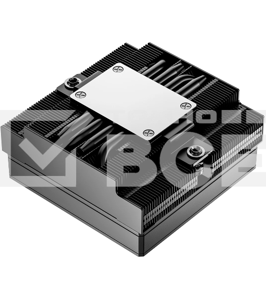 Кулер для процессора ID-COOLING IS-47-XT V2 LGA1851/1700/1200/115X/AM5/AM4 низкопрофильный высота 47мм (24шт/кор, TDP 100W, PWM, 4 тепл.трубки + медная база, FAN 92мм, черный) BOX