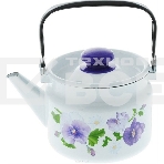 Чайник Лысьва 27104П2 Анютины глазки эмал. 2,0л, фото 1