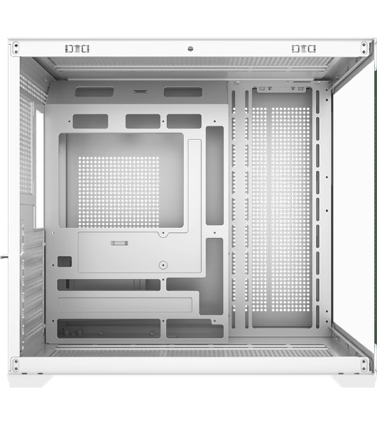 Корпус без блока питания PCCooler C3T700 WH, Midi-Tower, TG, no fans, 1xUSB-A 3.0 + 1xUSB-A 2.0 + 1xUSB-C, ATX, mATX, mITX белый