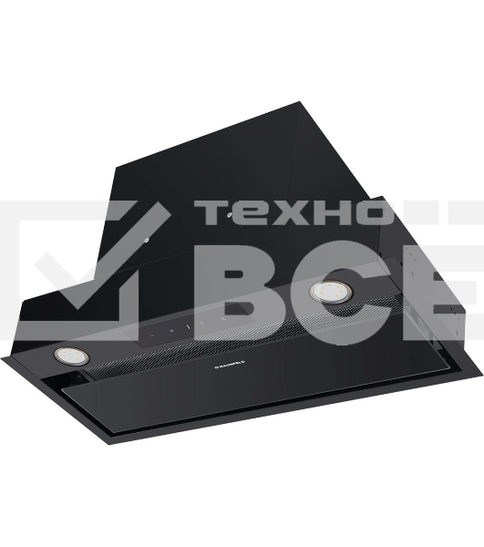 Вытяжка встраиваемая Maunfeld Fantasy Light 60 черная, 59.7 см, 800 куб. м/ч, 52 дБ