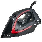 Утюг DELTA LUX DE-3006 черный/красный, 2400 Вт, 30 г/мин, 150 г/мин, 300 мл, фото 1