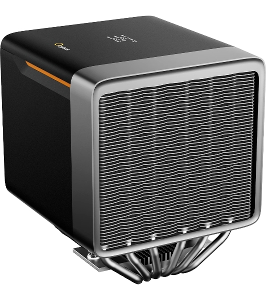Кулер для процессора CPU Cooler Ocypus Delta A62 EX BK Digital (250W, 4-pin PWM, LED temp., 160mm, Al/Cu, 6x6mm, 2x120mm, 70CFM, 31dBA, 1800RPM, S: 1851/1700/1200/115X, AM5/AM4, black)