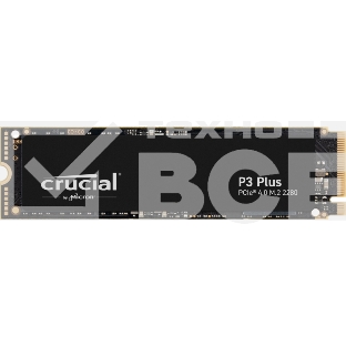 Накопитель SSD Crucial P3+, 500Gb, PCIe 4.0 x4, M.2 2280, NVMe, R/W 4700/1900