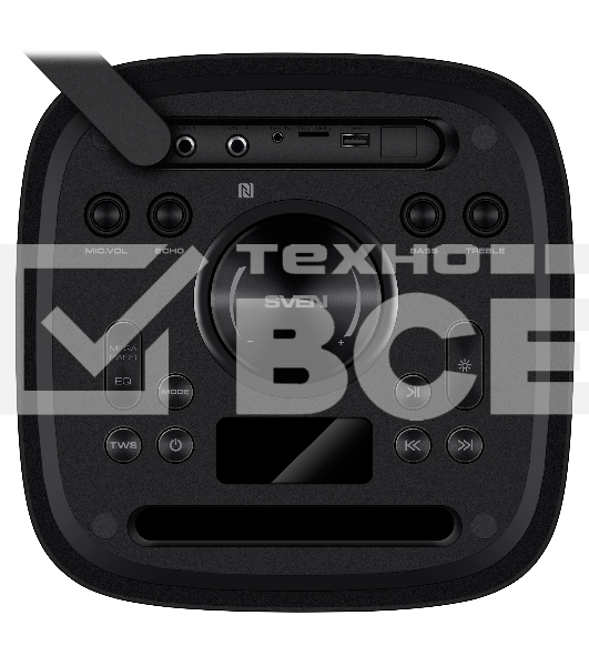 Мобильные колонки Sven PS-930 2.0 чёрные 2x75 W  Bluetooth