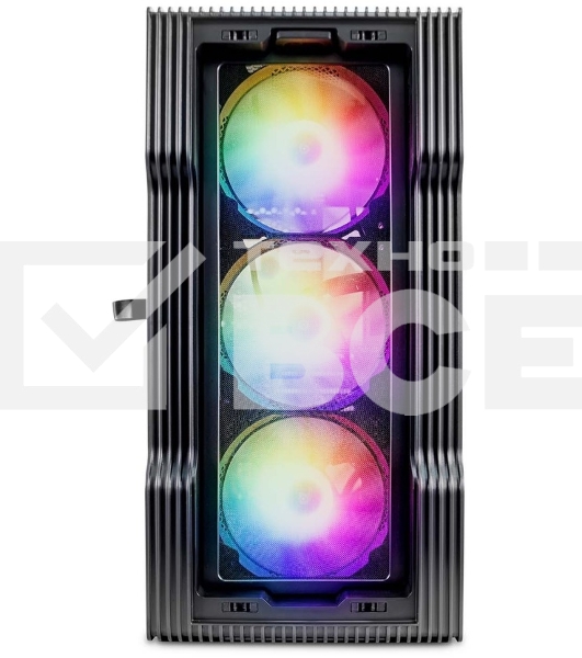 Компьютерный корпус 1STPLAYER TRILOBITE T3 Black / mATX, TG / 4x 120mm LED fans inc. / T3-BK-4F1