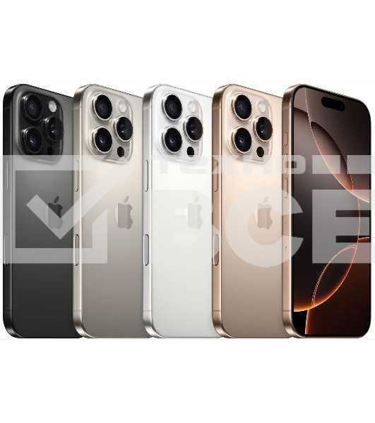 Смартфон Apple iPhone 16 Pro Max, 8/256Gb, бежевый титан