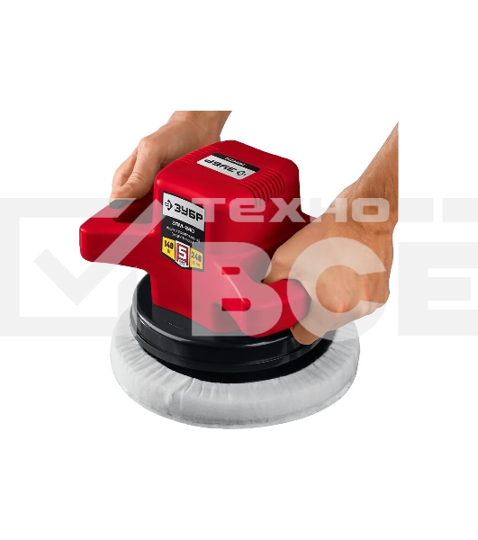 Полировальная машина Зубр ЗПМ-240, 3000 об/мин, 240мм, 140Вт