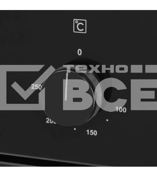 Духовой шкаф электрический Hyundai 6006.03 BG черное стекло