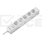 Удлинитель с сетевым фильтром Defender DFS 135, белый, 5 розеток, 5 м., фото9