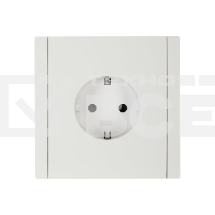 Розетка СП FORTE&PIANO FP215 16А с заземл. защ. шторки винт. крепл. бел. IEK FP-R14-16-K01