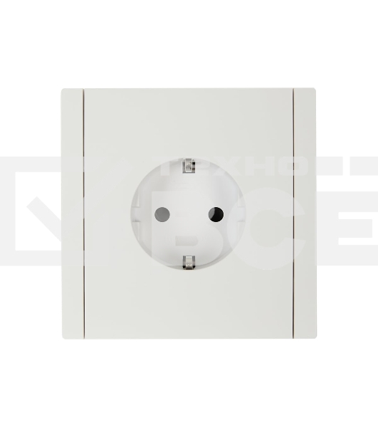 Розетка СП FORTE&PIANO FP215 16А с заземл. защ. шторки винт. крепл. бел. IEK FP-R14-16-K01