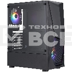 Компьютерный корпус 1STPLAYER DK DK-3 Black, ATX, 4x120мм FRGb fans, фото 1