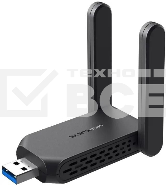 Беспроводной USB-адаптер Mercusys MA32H черный