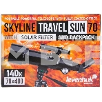 Телескоп Levenhuk Skyline Travel Sun 70 рефрактор d70 fl400мм 200x черный, фото11